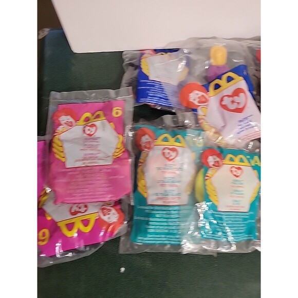 Vtg McDonald’s TY Beanie Baby Plush Toys Lot in package mixed - Picture 3 of 13
